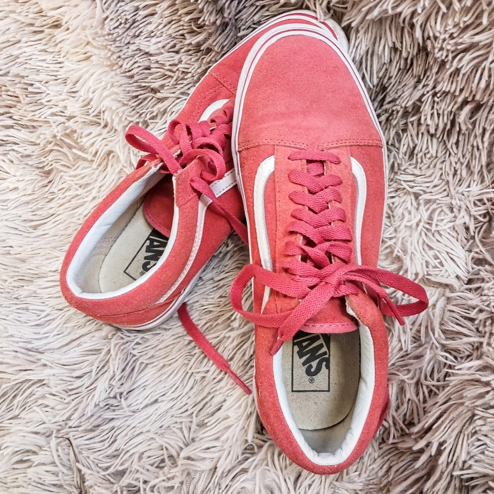 VANS Off the wall Salmon Unisex Mens 7.5, Women 9